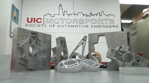 Waterjet Cut Motorsports Parts and Automotive Components